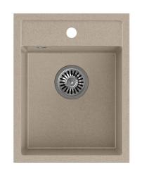 Quadri Λονδίνο Γρανίτης Μπεζ Άμμος Νεροχύτης 39x50 cm με Οπή για Μπαταρία - 1208967845