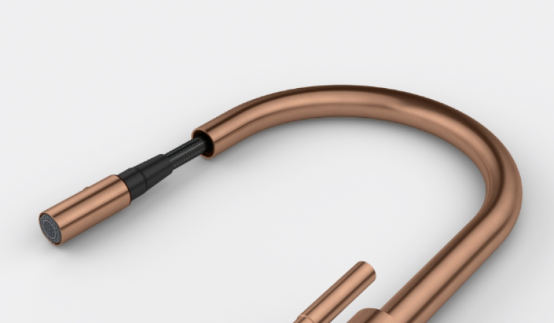 Φράνκε Mythos Masterpiece Μπαταρία Κουζίνας Χαλκού με J-στόμιο και Αποσπώμενη Ροζέτα - 115.0711.557