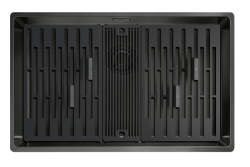 Franke Mythos Masterpiece BXM 210.68 Μεγάλο Πυροβόλο Μεταλλικό Νεροχύτη PVD Ανθρακί 685x410mm Επίπεδη Κατασκευή και Υποκατασκευή - 127.0676.885