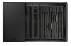 Franke Mythos Masterpiece BXM 210.68 Μεγάλο Πυροβόλο Μεταλλικό Νεροχύτη PVD Ανθρακί 685x410mm Επίπεδη Κατασκευή και Υποκατασκευή - 127.0676.885