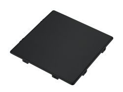 Φράνκε Κάλυμμα Αποχέτευσης Ορθογώνιο Καλάθι Βύσμα Καπάκι Ματ Μαύρο 112.0670.893