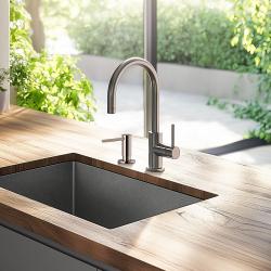 Φράνκε Active ενσωματωμένος διανομέας σαπουνιού κουζίνας, γρανίτης Stone Grey Γκρι 112.0633.078