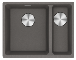 Franke Maris MRG 260-34-15 Fragranite Slate Grey Νεροχύτης Αριστερά Σκούρο Γκρι Επιφανειακή Εγκατάσταση 135.0714.635