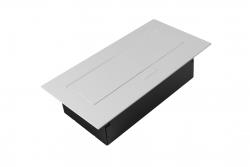 Επίπλωση πρίζας 2x schuko πρίζα, USB A+C, χωρίς καλώδιο, λευκό