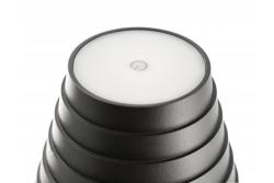 "FIZZI Επιτραπέζια λάμπα LED, 2,5W, 200lm, DC 5V, 1A, 4000 K, μπαταρία 4000 mAh, ρυθμιζόμενη, μαύρη