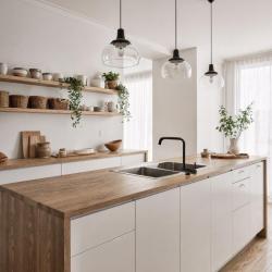 Graniteland Serenity Μπαταρία Κουζίνας Μαύρη με Αναδιπλούμενο Ρύγχος 1208969533