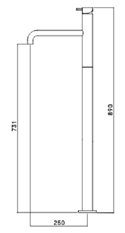 Ο Waterevolution Flow ελεύθερη μπαταρία μπανιέρας χαλκού T134CPE