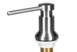 Ausmann Turt ενσωματωμένη διανομέας σαπουνιού από ανοξείδωτο ατσάλι, αναπληρώσιμη από πάνω 1208969719