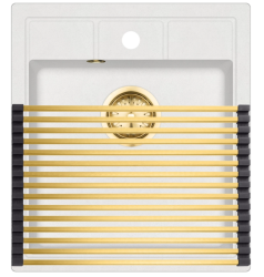 Αουσμάν Τουρτ Χρυσό Ρολόστρωμα πάνω και μπροστά στον νεροχύτη 28x45 εκ 1208969725.