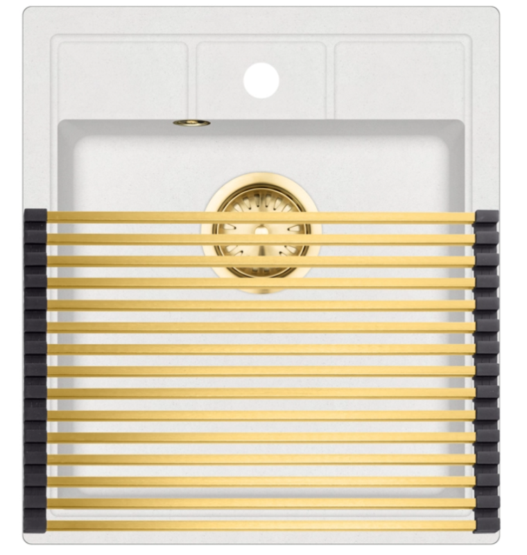 Αουσμάν Τουρτ Χρυσό Ρολόστρωμα πάνω και μπροστά στον νεροχύτη 28x45 εκ 1208969725.