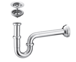 PB Unix P μεταλλικό σιφόνι σωλήνα, inclusief 1 1/4" αποστράγγιση Χαλκός 1208969825