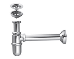 PB Unix κλασική σιφόνι ποτηριών μέταλλο χαλκός, σκούρο με σετ αποχέτευσης 1208969835