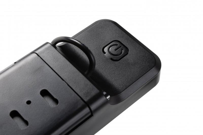 Φωτιστικό ηλιακού φωτός με αισθητήρα κίνησης και ανατολής DAVOS, LED, 1000lm, 4000K, 2000mAh, IP54, μαύρο