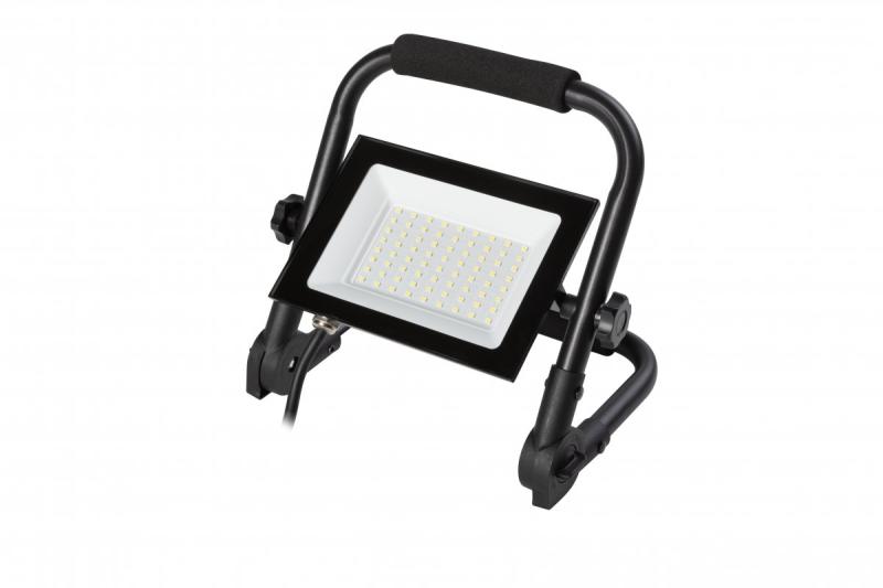 NELI Φορητός Προβολέας, LED, 50W, 4500lm, 6400K, AC220-240V, IP65, καλώδιο 1,5m