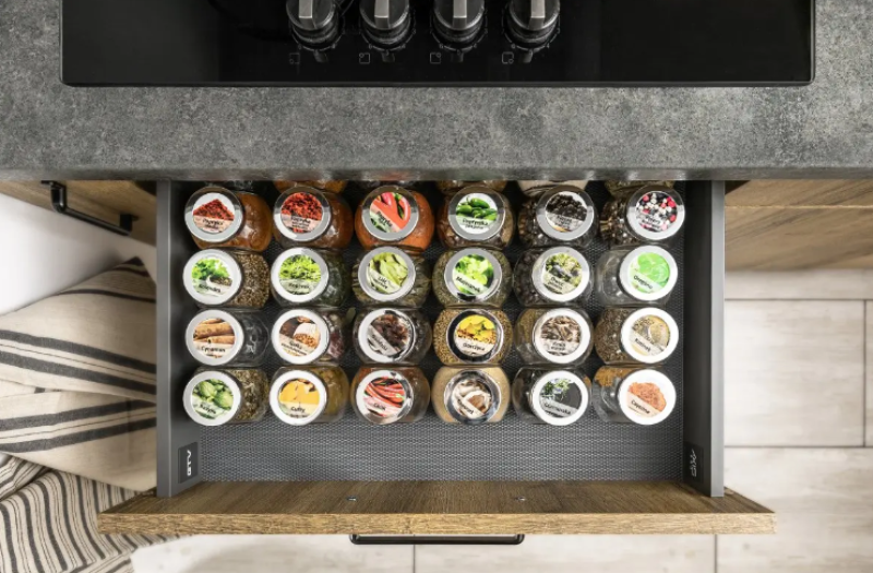 Διακοσμητικό Κουζίνας Αντιολισθητικό Χαλάκι 480x5000mm Ανθρακί 1208969949