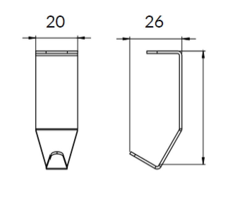 Επκα Λουξιόν Γάντζος για Κουζινικά Ράγια Μέταλλο Μαύρο 1208969962