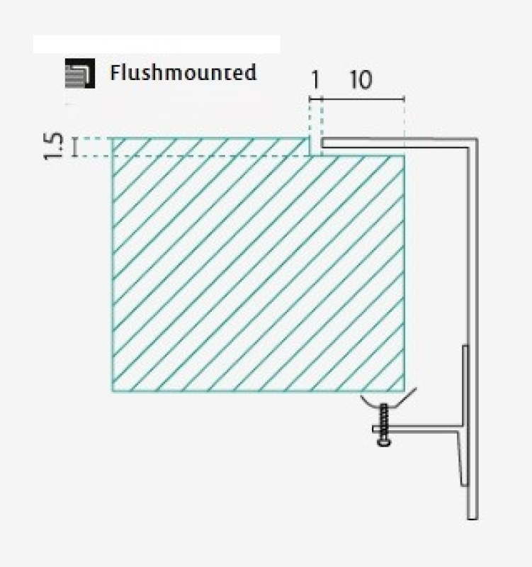 Τράπεζα IB4040 Νεροχύτης Ανοξείδωτου Χάλυβα 40 x 40 cm Επικάλυψη και Ενσωματωμένη Εγκατάσταση 1208970040