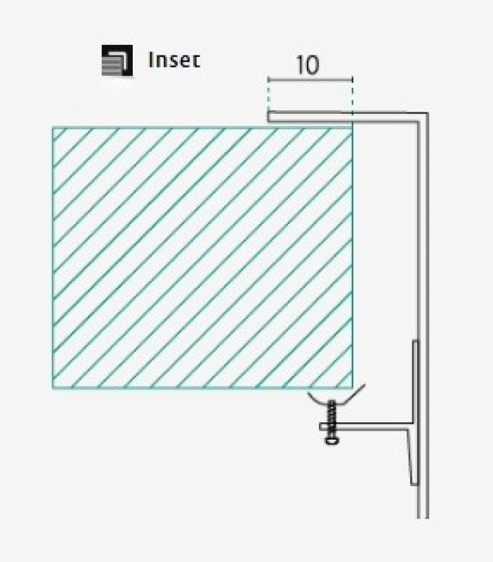 Τράπεζα IB4040 Νεροχύτης Ανοξείδωτου Χάλυβα 40 x 40 cm Επικάλυψη και Ενσωματωμένη Εγκατάσταση 1208970040