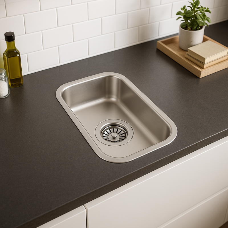 Banka IB1530 Ανοξείδωτο νεροχύτη 146 x 296 mm Υποδομή 1208970041