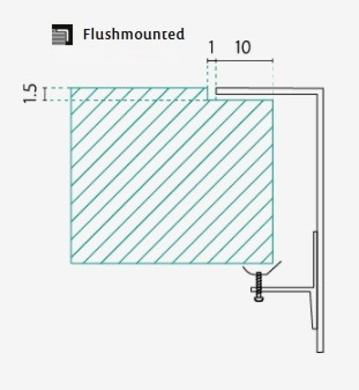 Νεροχύτης Banka IB4540 RVS 45 x 40 cm Επιφανειακή και Εντοιχιζόμενη Εγκατάσταση 1208970045