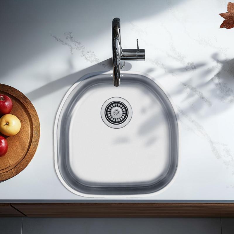 Banka Denver ανοξείδωτο νεροχύτη 41 x 41 cm Υποδομή 1208970049