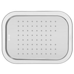 Banka Boston ανοξείδωτο ρηχό νεροχύτη με αποστραγγιστικό 542 x 402 mm Επιτραπέζιο 1208970073