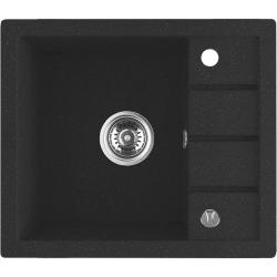 Aquadesign Somerset Γρανιτένιος Νεροχύτης Επιφάνειας Ανθρακί με μικρή Περιοχή Στραγγίσματος 570 x 495 mm 1208970084