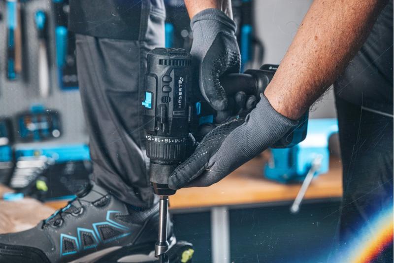 Ηλεκτρικό δράπανο χωρίς βούρτσες Högert 18V για τούβλα, πέτρα, ξύλο, μέταλλο και πλαστικό