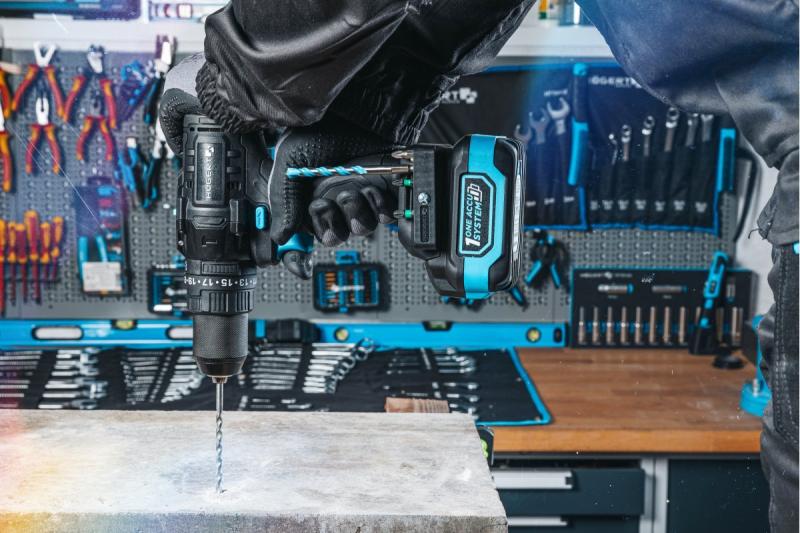 Högert ισχυρό ασύρματο κρουστικό δράπανο, χωρίς ψήκτρες, 18V