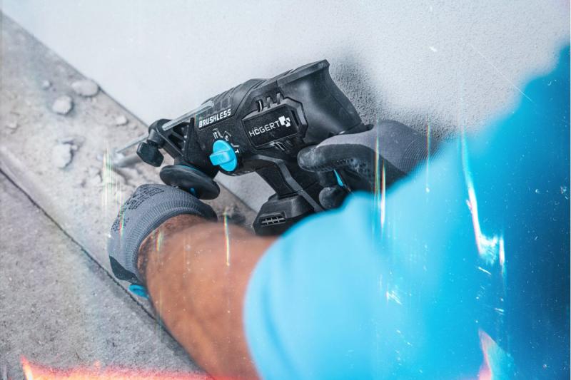 HÖGERT ασύρματο κρουστικό δράπανο, χωρίς ψήκτρες, 18V, με λειτουργία καλεμιού
