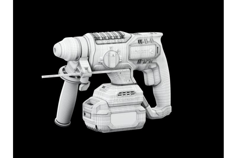 HÖGERT ασύρματο κρουστικό δράπανο, χωρίς ψήκτρες, 18V, με λειτουργία καλεμιού