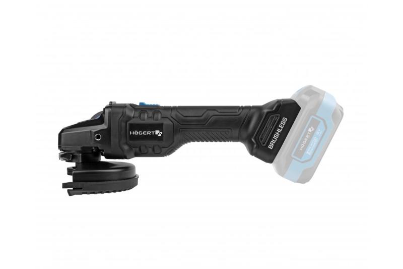 HÖGERT Ασύρματος γωνιακός τροχός 125MM 18V - χωρίς μπαταρία