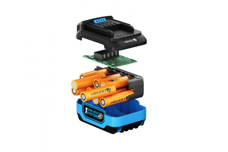 HÖGERT επαναφορτιζόμενη μπαταρία 4.0 Ah 18 V