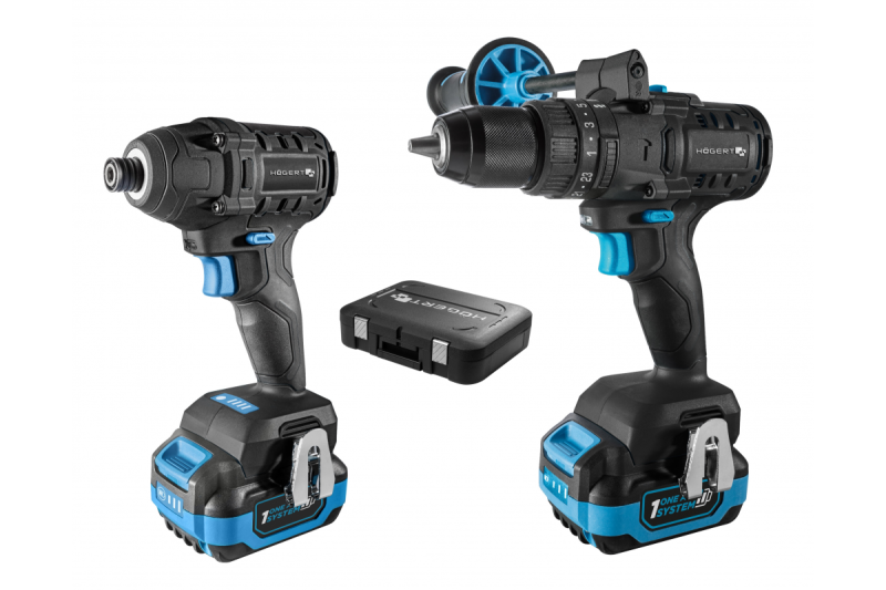 Σετ κρουστικού κλειδιού HÖGERT 200 Nm 18V με χωρίς ψήκτρες κινητήρα