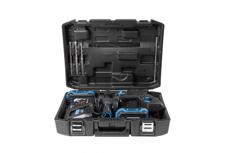 Σετ δραπανοκατσάβιδου HÖGERT, 18V, OneAccuSystem, με μπαταρία, φορτιστή σε βαλίτσα