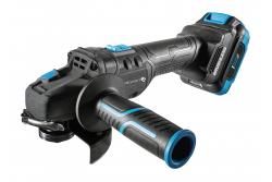 HÖGERT Ασύρματος γωνιακός τροχός με διακόπτη πεντάλ, 125MM, 18V, σετ με μπαταρία, φορτιστή, αξεσουάρ