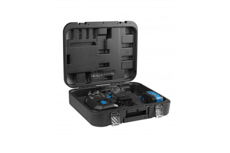 Σετ μπουλονόκλειδου μπαταρίας HÖGERT, χωρίς ψήκτρες, 1000 Nm, 18V με μπαταρία, φορτιστής