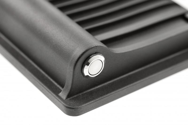 Φως πλημμυρίσματος ηλιακής ενέργειας LUMOS II, LED, 2000lm, 6400K, 2600mAh αντικαταστάσιμο, IP65, μαύρο