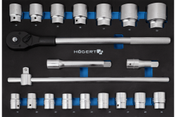 3/4" σετ εργαλείων κλικ, 20 τεμάχια, Ενθέματα EVA