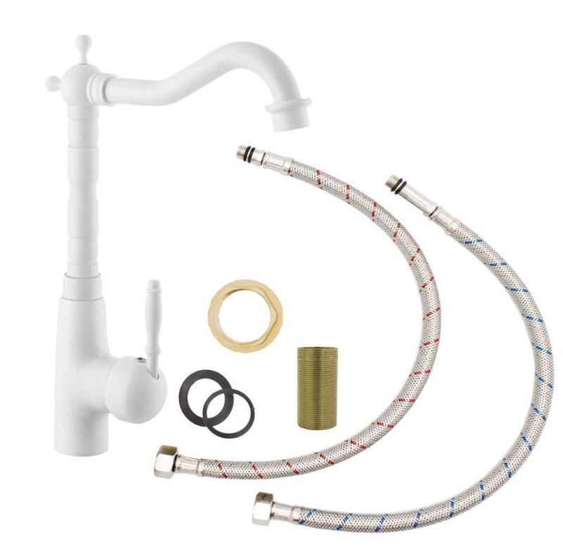 Graniteland Verve κλασική νοσταλγική βρύση κουζίνας λευκό 1208970653