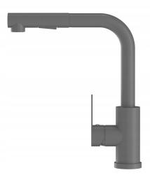 Graniteland Celeste Μπαταρία κουζίνας Γκρι με αποσπώμενο στόμιο και διπλή λειτουργία χειροκίνητο ντους 1208970663