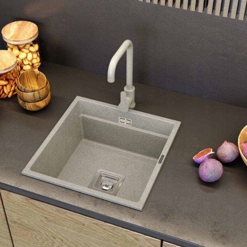 Graniteland Stellar Κουζίνα Μπαταρία Μπεζ άμμος με περιστρεφόμενο στόμιο 1208970672