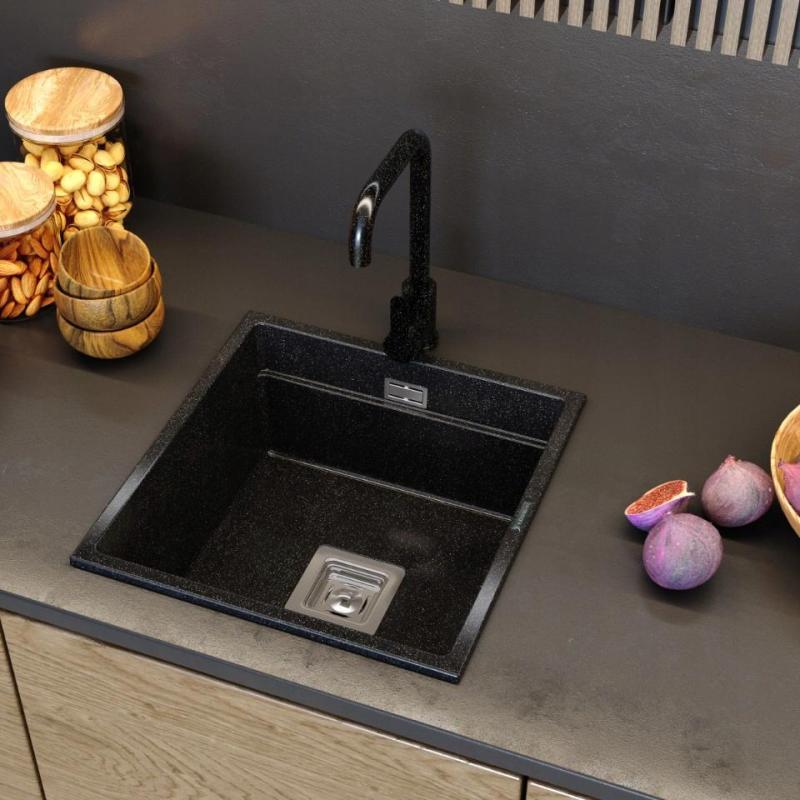 Graniteland Stellar Μπαταρία κουζίνας με εμφάνιση από σκληρό πέτρωμα Arduin και περιστρεφόμενη έξοδο 12089706734