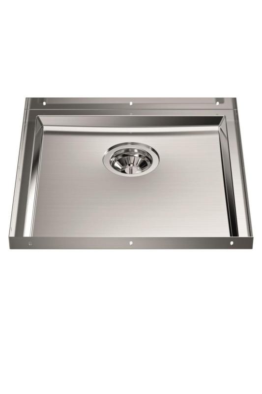 Φώστερ Phantom Base RVS Πλάκα Βάσης Worktop Νεροχύτης 40x40cm για Εντοιχισμό σε Κεραμικά, φυσική πέτρα και Solidsurface πάχους 12mm 1208970719