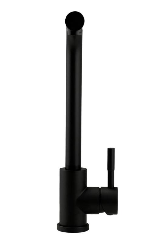 Σετ Συνδυασμού Μαύρου Νεροχύτη 50x40cm με Μαύρη Βρύση Κουζίνας 1208970765