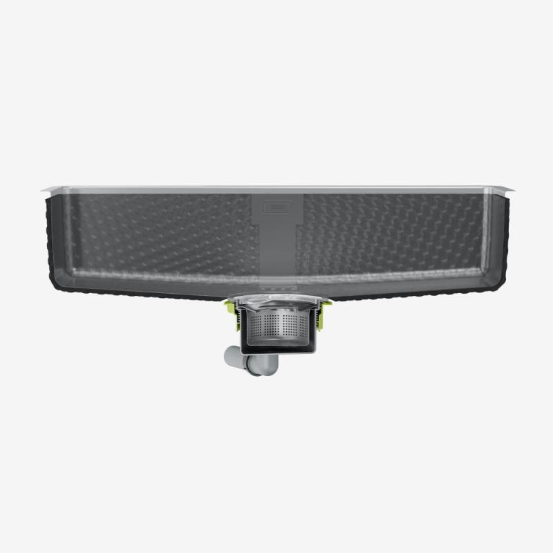 Franke Maris Quiet MQX 110.82 RVS Μεγάλο Νεροχύτη 820x424 mm Υποκατασκευή 122.0694.476