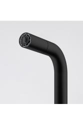 Φράνκε Λίνα U Μαύρη Κουζινική Βρύση με Αποσπώμενη Ροή 115.0728.477