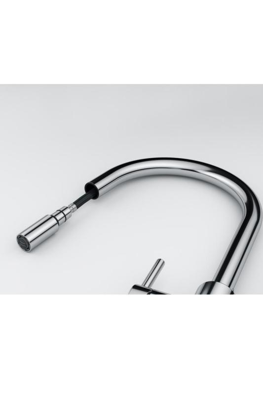 Μπαταρία κουζίνας Franke Lina Chrome με αποσπώμενο ντους χειρός 115.0693.229