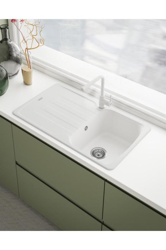 Franke Lina L Κουζινομπρίζα Περιστρεφόμενη Εκροή Polar White 115.0728.479