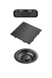 Franke Kubus 2.0 σετ χρώματος Σετ αποχέτευσης Gun Metal 1208970828